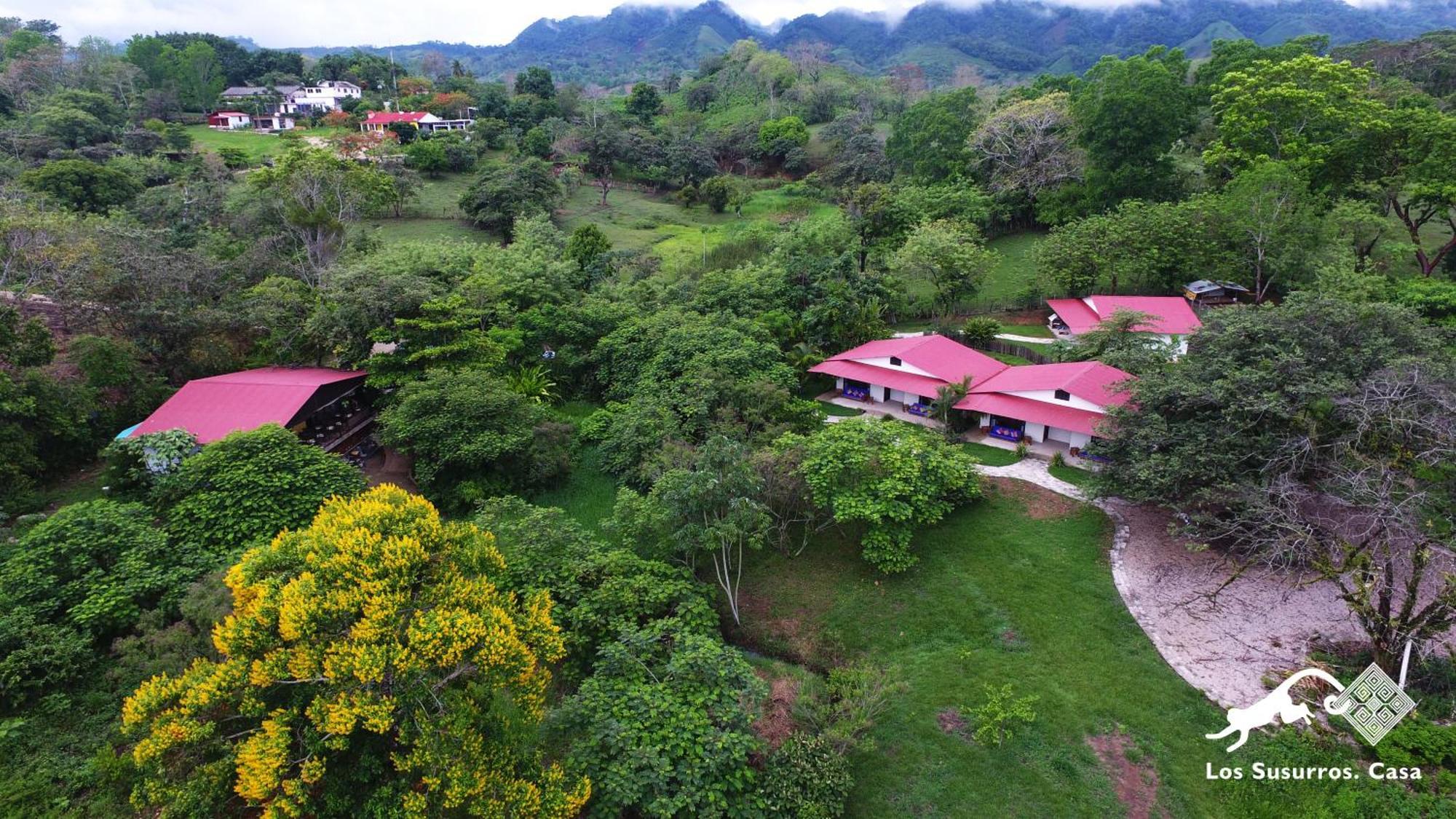 Los Susurros. Casa Паленке Экстерьер фото